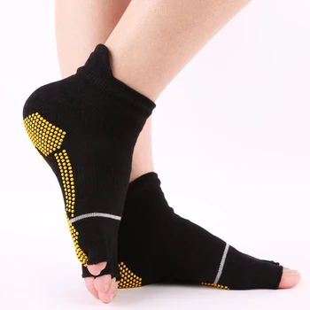 Mesleki Açık Ayak Yoga Nefes Tutuş Beş Parmak Pilates Çorapları Çorap Anti-Slip Erkek Bale Bayanlar Spor Çorap Dans 