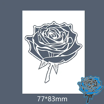 Metal Kesme Ölür çiçek Yeni koleksiyon defteri kağıdı dekorasyon şablon Kabartma kendi başına yap kağıdı Kart Craft 77 * 83mm