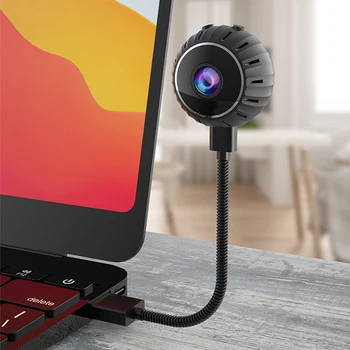 Mini WiFi Kamera Dahili Mikrofon Kablosuz Kapalı Kamera Gerçek Zamanlı İzleme Uzaktan Görüntüleme Ofis Araba Ev için