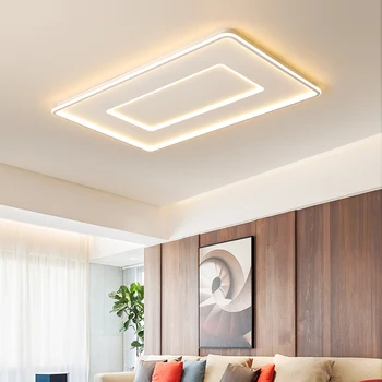 Modern LED oturma odası tavan avize yatak odası Çalışma Odası için Beyaz / Altın Avize Fikstür Ultra ince mutfak aydınlatma