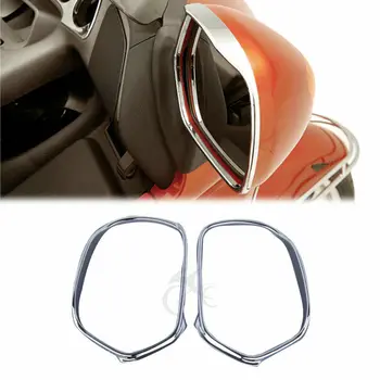 Motosiklet Aynaları Trim Dekorasyon Honda Altın Kanat GL1800 GL 1800 2001-2017 Krom