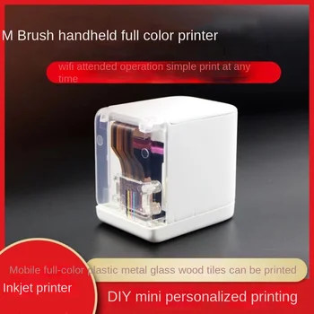 Mrush El Yazıcı Mürekkep Püskürtmeli yazıcı Taşınabilir Kablosuz Mini renkli etiket baskı makinesi Küçük Logo Yazıcı