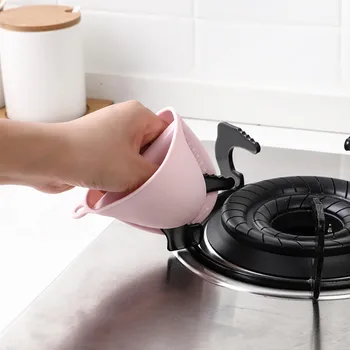 Mutfak fırın eldivenleri yardımcı ısı yalıtım eldivenleri silikon el klip pişirme pişirme eldiven araçları