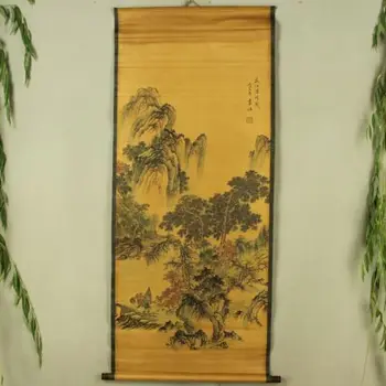 Nefis Çin Antika koleksiyon İmitasyon antik Manzara Resim
