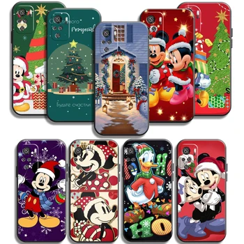 Noel Mickey Telefon Kılıfları Xiaomi Redmi İçin Not 9T 9A 9T 8A 8 2021 7 8 Pro Not 8 9 arka kapak Coque Yumuşak TPU Carcasa