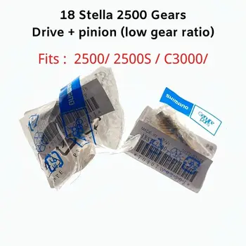 Orijinal Japonya S Sürücü Dişli + Pinyon Dişli 18 Stella 2500 2500HG 2500SHG 2500S C3000 İplik Makarası Tamir Balıkçılık Parçaları
