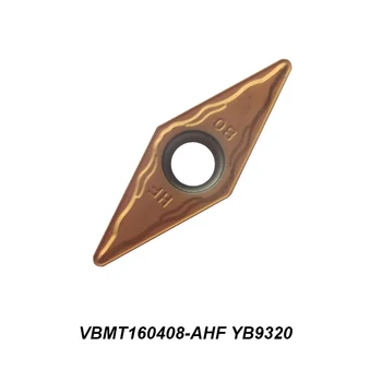 Orijinal VBMT 160408-AHF VBMT160408-AHF YB9320 İçin Özel Paslanmaz Çelik İşleme CNC freze kesicisi Karbür İnsert