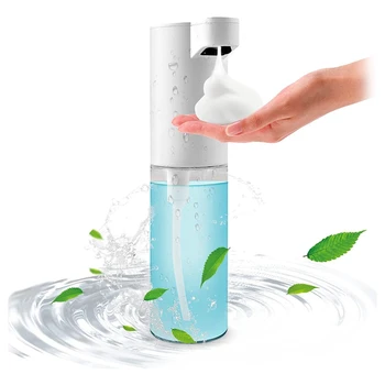 Otomatik köpük sabun sabunluğu, 5Oz / 150 Ml Otomatik Sabunluk Fotoselli,Banyo İçin Su Geçirmez Sabunluk