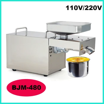 Otomatik mutfak yağı pres makinesi Fındık Tohumu Yağı Baskı Presleme Makinesi Soğuk Pres Sıcak Presleme makinesi Paslanmaz Çelik