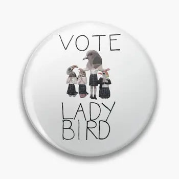 Oy Lady Kuş Yumuşak Düğme Pin Takı Yaka Pin Şapka Dekor Rozeti Giysi Yaka Metal Sevimli Karikatür Yaratıcı Sevgilisi Moda Komik