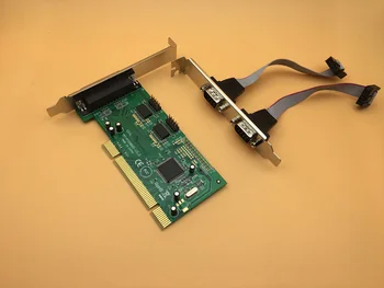 PCI Combo Seri / Paralel Kart 2 Port Seri + 1 Port Paralel Genişletme Kartı Seri Kartları Yonga Seti MCS9865