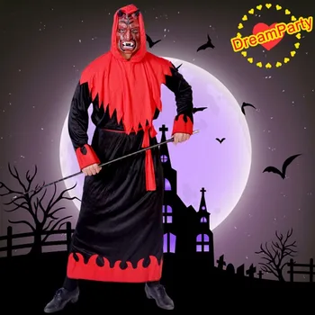 Performansları Erkekler Cosplay Kostüm sıcak satış Cadılar Bayramı Kostümleri Şeytan Ölüm Vampir Terör