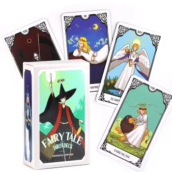 Peri Masalı Tarot Kartları Cadı Kader Sihirli Oracle Tarot yük platformu Oyun Kartları İngilizce Kehanet Tarot Aile Partisi Oyun Kartları