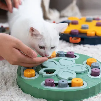 Pet Bulmaca Oyuncaklar İnteraktif Yavaş Besleyici Gıda Dağıtıcı Kaymaz Kase Köpek Basınç giderici Köpek Eğitim Malzemeleri Köpek Kedi Oyuncaklar