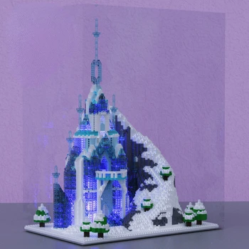 Prenses Kale Ev Yapı Taşları Seti Tuğla Klasik Çizgi Film Animasyon Modeli Çocuk Kız Oyuncak Çocuklar İçin Hediye