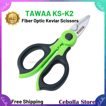 Promosyon TAWAA KS-K2 Fiber Optik Kevlar Makas Fiber Optik Kevalr Kesici KS-K2 Ücretsiz Kargo