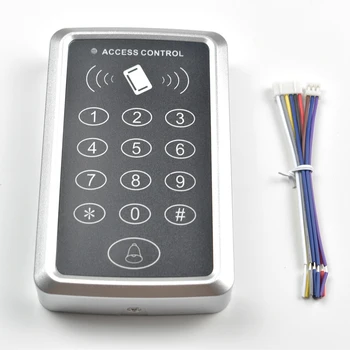 RFID anahtar kartı Erişim Kontrol Sistemi RFID / EM Tuş Takımı Kart Erişim Kontrolü Kapı Açacağı + 10 adet etiketi