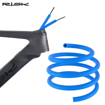RISK RC306 Bisiklet İç Konut Damperi Dahili Kablo Yönlendirme Kiti Bisiklet Çerçeveleri Koruma Sünger gürültü azaltıcı 1.5 Metre