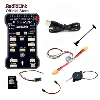 Radyolink Pixhawk PIX APM 32 Bit uçuş kontrolörü FC GPS Modülü ile M8N SE100 RC Drone Quadcopter için/6-8 Eksen Multicopter