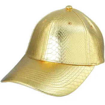 Rahat Katı PU deri beyzbol şapkası Snapback Kapaklar Ayarlanabilir baba şapkası Hip Hop siperlikli şapka Açık Spor Unisex güneş şapkası
