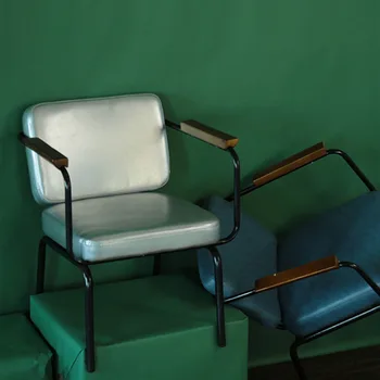 Retro Demir Sandalye Boş Zaman Yemek Sandalyesi Ev İçin Lüks Kahve Dükkanı Sandalyeleri Sillas De Comedor Mobilya yemek sandalyeleri стуль для
