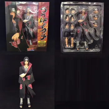 SHF Anime Naruto Uchiha Itachi PVC Aksiyon Figürleri Oyuncaklar Modeli Heykeli 14 cm