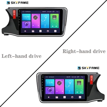 SKYFAME 4G + 64G Araba Radyo Stereo Honda City 2014-2018 İçin Android Multimedya Sistemi GPS Navigasyon DVD oynatıcı