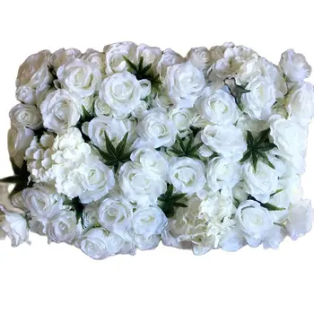 SPR yüksek kalite 3D GÜL çiçek duvar PANELLERİ 24 adet / grup düğün zemin yapay çiçek parti olaylar masa koşucu centerpiece