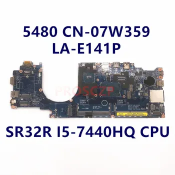 SR32R I5 DELL 5480 Laptop Anakart CN-07W359 07W359 7W359 Anakart-7440HQ CPU LA-Tam E141P %100 Test İyi Çalışıyor 