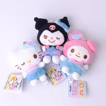 Sanrio Kawali Kuromi Hello Kitty My Melody Cinnamoroll Yastık peluş oyuncaklar Peluş Doldurulmuş Bebek Çocuklar için hediye
