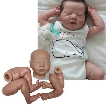 Saskıa 20-22 İnç Boyalı Bebe Reborn Bebek Kitleri El Yapımı Gerçekçi Yenidoğan Bebek Kitleri kiti reborn pintar El Yapımı Gerçekçi Kitleri