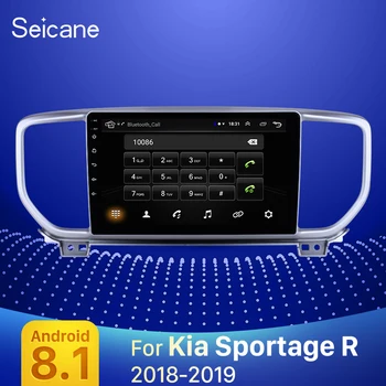 Seicane 2din 2.5 D ekran 9 inç Android 9.1 araba Radyo GPS Araba Multimedya oynatıcı Kia Sportage R 2018-2019 için destek DVR OBDII