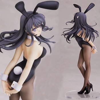 Seishun Buta Yarou wa Tavşan Kız Senpai hiçbir Yume wo Minai-Sakurajima Mai - 1/7-Tavşan Kız ver. Anime Kız Figürü