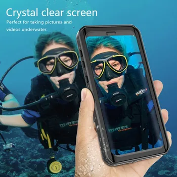 Seonstai Su Geçirmez samsung kılıfı Galaxy S9 S9 artı Sualtı Yüzme Dalış Coque Darbeye Dayanıklı Kapak Samsung S9 Fundas