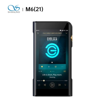 Shanling M6 21 MQA Çift ES9038Q2M Android İŞLETİM SİSTEMİ Dengeli Taşınabilir Müzik Çalar MP3 2 * OPA2211 2.5/3.5/4.4 mm Çıkış DSD512 768 kHz