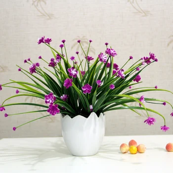 Simülasyon çiçek Orkide seti Yeşil bitki saksı Yapay Küçük bonsai çiçek dekorasyon pot kültür Ofis Ev düğün Dekor