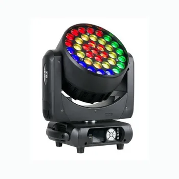 Süper parlak LED Hareketli Kafa 37x15w rgbw 4in1 DMX Yıkama Zoom led sahne aydınlatma