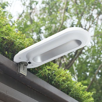 Süper parlak duvar lambası 180 derece yatay ayar ABS IP65 su geçirmez çit güneş oluk ışık açık bahçe otomatik açık kapalı