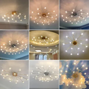 Sıcak Ve Romantik Oturma Odası lambaları ve fenerler Çağdaş Ve Sözleşmeli Çocuk Odası lamba Absorbe kubbe ışık