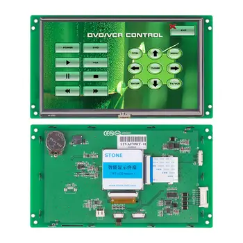 TAŞ 7.0 İnç HMI TFT LCD Ekran Modülü ile RS232/RS485/TTL Sivil Makine Kullanımı için