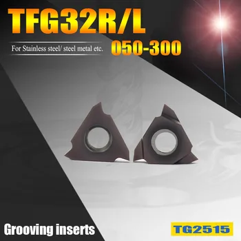 TGF32R050 TGF32R100 TGF32R150 TGF32R200 300 Torna Torna Kesme Aletleri Kanal Açma Kesici Uçlar Bıçak İşleme Metal Çelik