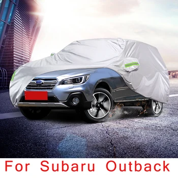 Tam Araba Kapakları Açık Güneş UV Koruma Toz Yağmur Kar Oxford kumaş Koruyucu Subaru Outback Aksesuarları İçin 2018 2019 2021