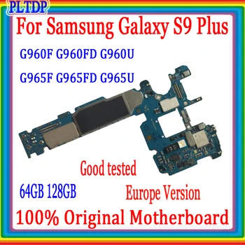 Tam Cips 100 % Test Mantık Kurulu Samsung Galaxy S9 Artı G960F G960FD G960U G965F G965FD G965U Anakart Orijinal Kilidini 64