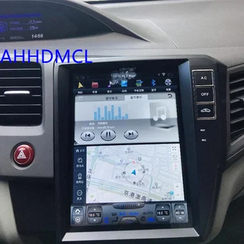 Tesla Tarzı Multimedya Oynatıcı araba android müzik seti GPS Otomobil PC PAD Civic IX Sol El Sürücü 2012 2013 2014 2015