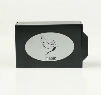 Toptan 100 adet EMS Çeşitli Sihirli Sahne Plastik Sihirli Kutu Kara Kutu Çekme Kutusu Sihirli Aracı Sihirli Oyuncak Kullanımı Kolay YH164