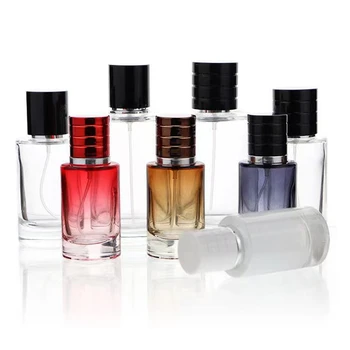 Toptan Parfüm Atomizer 30ml Cam Parfüm Dağıtıcı Sprey Şişesi Doldurulabilir Parfüm Şişesi Sıvı Kapları Kozmetik