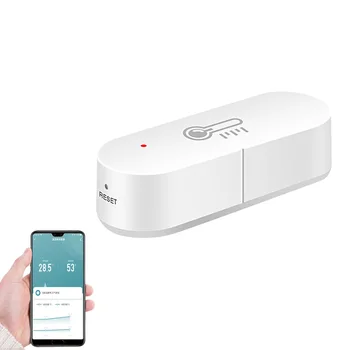 Tuya Akıllı Sıcaklık Nem Sensörü WiFi APP Uzaktan Monitör Akıllı Ev Kaynağı İçin SmartLife Alexa Google Asistan İle Çalışmak