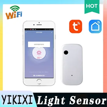 Tuya ZigBee WiFi ışık sensörü akıllı ev aydınlatma Sensörü bağlantı Kontrolü Parlaklık sensörü aydınlatma Otomasyonu YENİ