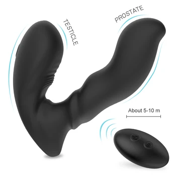 Uzaktan Kumanda prostat masaj aleti anal Vibratör Seks Oyuncakları Butt Plug Adam İçin anal plug