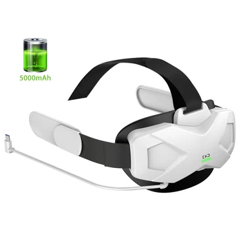 VR Oyun Kulaklık Ergonomik kafa bandı Şarj Edilebilir Güç Bankası Nefes Ayarlanabilir 5000mAh Pil Paketi Kafa Bandı
